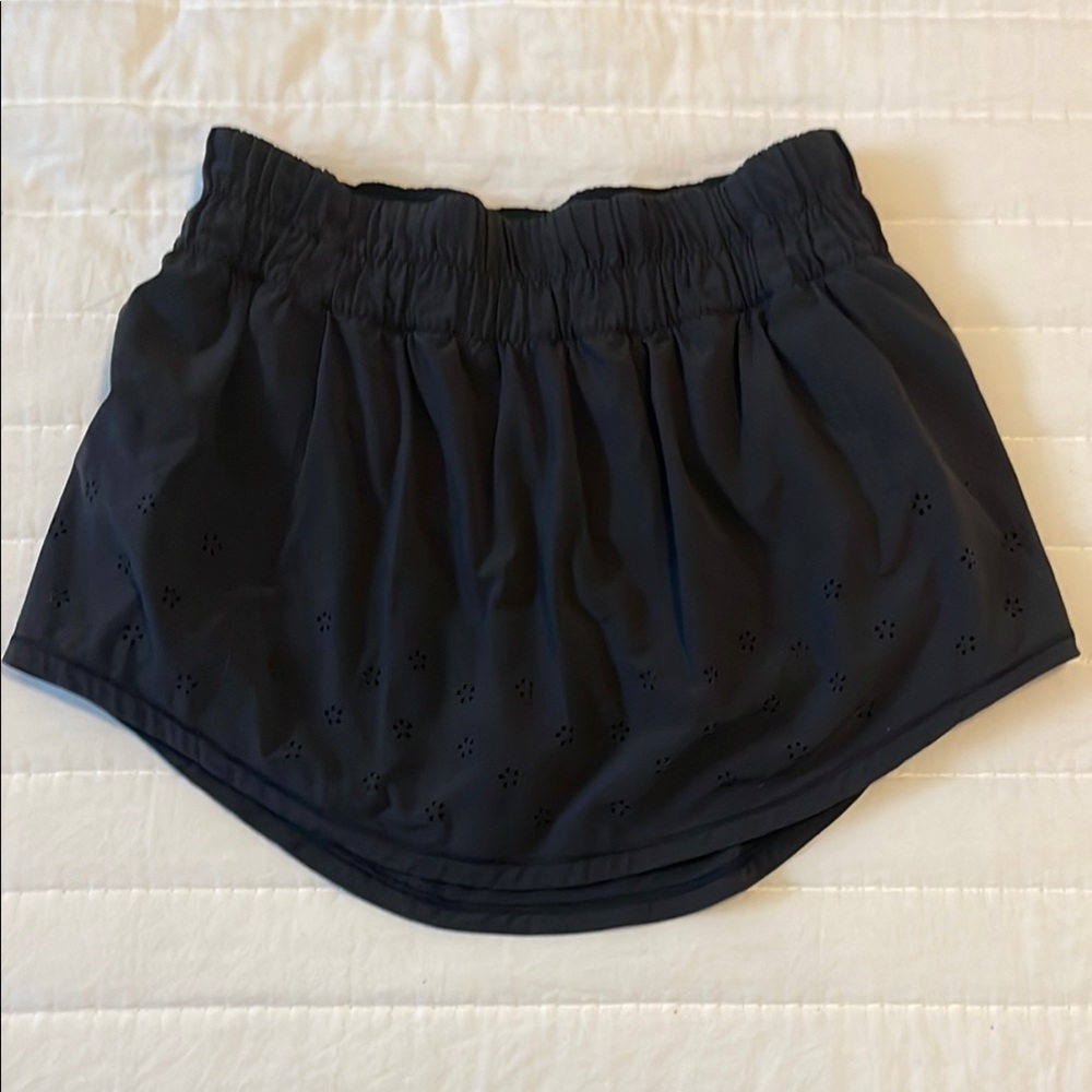 lululemon athletica Black Mini Skirt - retired style! Lots of life left!